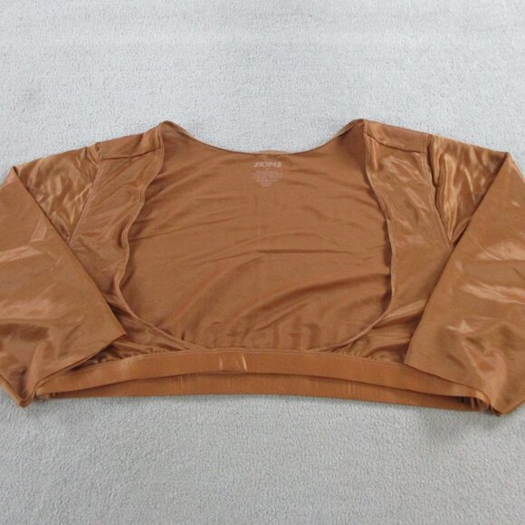 SKIMS Arm Shaper Top Womens 4X Brown Barely There Open Bust Top Plus NWOT - Picture 2 of 8